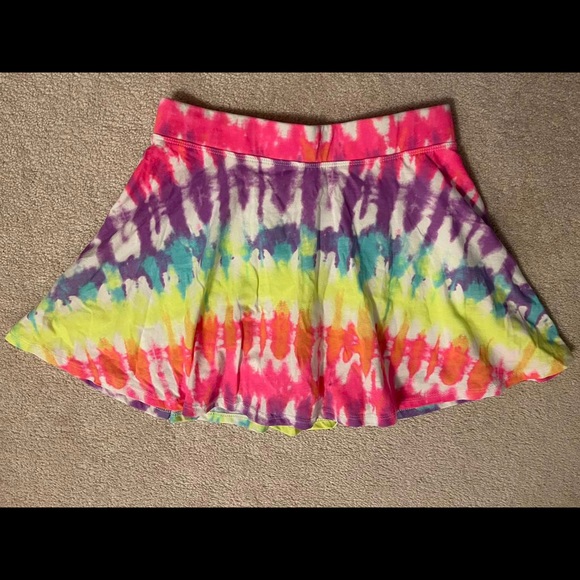 Girls Skort x2 Rainbow/Yellow - Picture 2 of 3